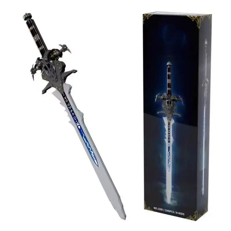 DK1500 Creative Movie Game Series Das Frost mourne Schwert Modell Bausteine Ziegel Waffe von King Toys Kids Geschenkset