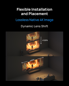 20 4K RGB Triple Laser Home <b>Projector</b>, 3200 ISO Lumens | Google TV With Licensed Netflix. Horizon 20 4K Resolution Displays Stun - Product Image 5