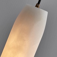 Lámpara Colgante de Mármol Minimalista Moderna Nórdica de Latón Dorado de Lujo para Sala de Estar, Gran Venta