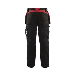 BLAKLADER - 155518609956D120 Pantalones artesanos Negro/Rojo-EAN 7330509753286 PANTALONES DE TRABAJO DE CARGA - Product Image 2