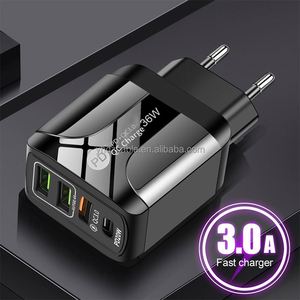 PD Charger 36W USA EU UK Charger <b>Plug</b> USB Multi-port <b>Adapter</b> 5V3A for IPhone14 13 12 QC3.0 Fast Charge - Product Image 3