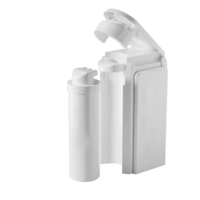 Système de filtration d'eau par osmose inverse sans réservoir sous l'évier avec rappel de vidange automatique et élimination du TDS au post-carbone, 800 GPD