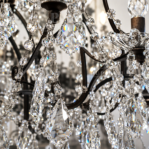 Lámpara colgante de cristal esférica moderna con cadena ajustable, estilo orbe, para decoración de casas de campo. - Product Image 6