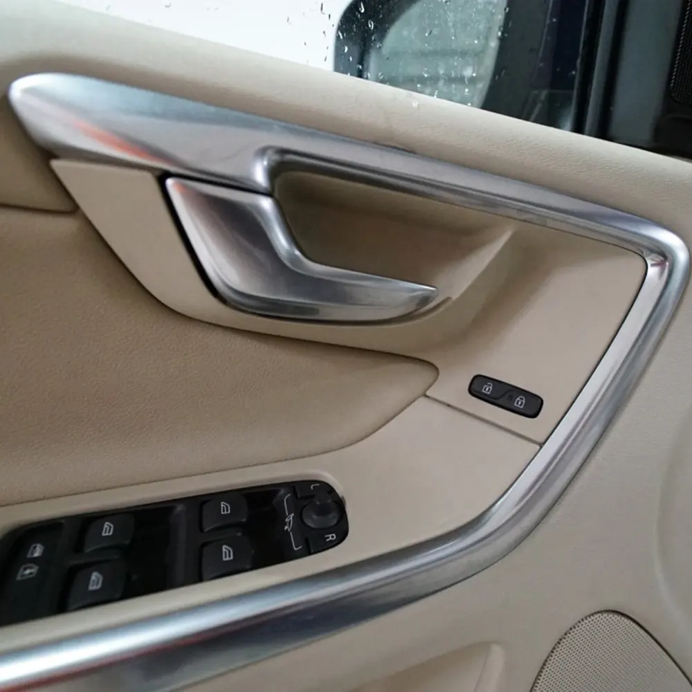 39856976 39856995 maniglia della porta anteriore sinistra Beige all'interno del passeggero interno cromato per VOLVO XC60 2009 2010 2011 2012 2013