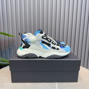 Zapatillas Deportivas para Hombre, Diseño Clásico de Caña Baja, Amortiguación Cómoda, Forro de Malla Transpirable, Puntera Perforada, Parte Superior de Goma, Logotipo Amiris - Product Image 1