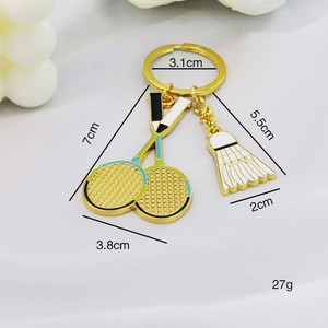 Portachiavi Creativo in Metallo a Tema Sportivo: Ping Pong, Golf, Baseball, Badminton, <span class=keywords><strong>Bowling</strong></span> - Souvenir in Lega di Zinco per Club Sportivi - Product Image 6