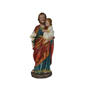 5 pouces Santa Anthony Résine statues religieuses en gros - Product Image 5