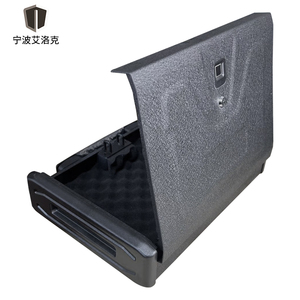 Coffre-fort portable en métal avec serrure à empreintes digitales pour <span class=keywords><strong>bijoux</strong></span>, argent liquide, voiture et rangement domestique - Product Image 4