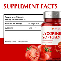Lycopene Potensi Tinggi 5mg Softgel, Suplemen Antioksidan untuk Kesehatan Prostat & Jantung