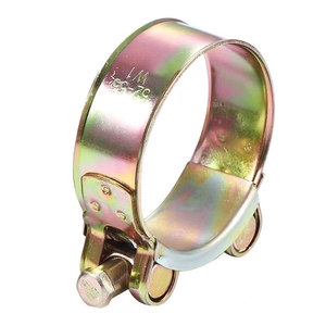 Collier <span class=keywords><strong>de</strong></span> serrage <span class=keywords><strong>de</strong></span> style européen Raccord rapide haute <span class=keywords><strong>pression</strong></span> Clips <span class=keywords><strong>de</strong></span> tuyau Collier <span class=keywords><strong>de</strong></span> serrage à boulon unique - Product Image 1