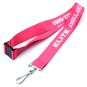Keychain Lanyards Printed Neck Strap Polyester Safety Lanyard with Logo for Free Sample