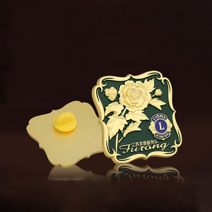 Nieuwe bedrijfsactiviteit metaalbadge verfbadge schoolembleem zinklegering metaalembleem - Product Image 1