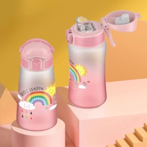 350ml Children's Eco-friendly Bpa Free Plastic Water <b>Bottle</b> With For Hand Grip & Cute Design - Product Image 4