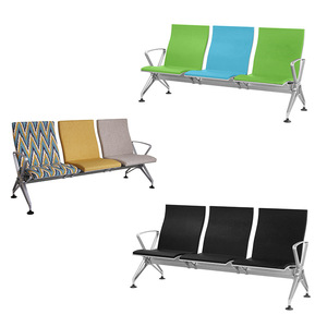 Sillas de espera Ausnutria JH2827 de 3 asientos con pasamanos para uso en hospitales y escuelas - Product Image 1