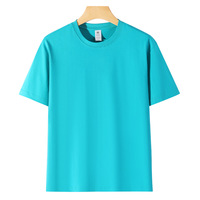 T-shirt à manches courtes en coton lourd 230g pour homme, été, t-shirt de base uni ample pour homme, t-shirt de marque tendance, vêtements blancs
