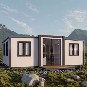 Thương hiệu mới chất lượng cao 40ft mở rộng container nhà Tiny nhà làm bằng thép và bánh sandwich Panel cho căn hộ sử dụng - Product Image 2