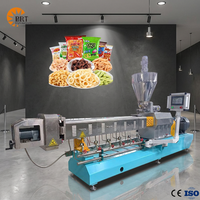 Ligne de production de machines pour snacks soufflés à double vis, anneaux d'oignon soufflés, boules de fromage et extrudeuse à maïs soufflé