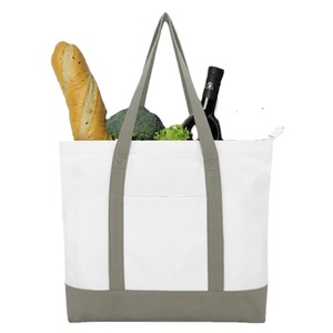 Sac en toile de coton réutilisable et durable en gros, logo personnalisé, capacité 501Bs, sac de courses en toile pour supermarché - Product Image 1