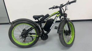 Vélo de montagne électrique puissant et durable avec pneus gras 24*4.0, double moteur, batterie au lithium 48V, <span class=keywords><strong>cadre</strong></span> en alliage d'aluminium et longue autonomie - Product Image 6