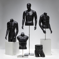 Mannequin de vitrine en gros pour lingerie, vêtements pour hommes, torse musclé, mannequin demi-corps masculin, athlétique et musclé