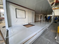 Maison conteneur extensible de luxe préfabriquée Cabine pliante de type Z pour bureau et hôtel