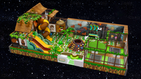 Équipement de jeux d'intérieur pour enfants personnalisé en usine, modules de jeu pour tout-petits sur le thème de la jungle, aire de jeux pour enfants