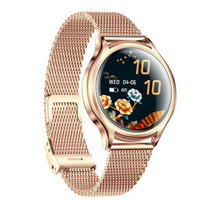 Reloj inteligente CF39 para mujer, pantalla TFT redonda completamente táctil, resistente al agua, IP67, recordatorio de llamadas y salud, reloj inteligente deportivo para mujer - Product Image 4