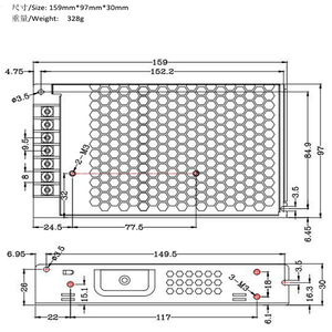 XR-150H-12 IP20 AC <span class=keywords><strong>220V</strong></span> DC <span class=keywords><strong>12V</strong></span> 12.5A 150W <span class=keywords><strong>Transformateur</strong></span> de pilote <span class=keywords><strong>LED</strong></span> Alimentation mince 30mm Sortie unique intérieure Éclairage <span class=keywords><strong>LED</strong></span> Signalisation - Product Image 5