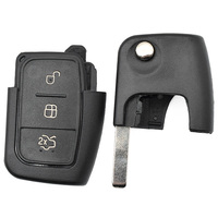 Carcasa Universal para Control Remoto de Auto de 3 Botones, Llave HU101 sin Cortar, Llave Inteligente con Entrada sin Llave, Arranque Remoto, Programador de Llaves de Vehículo