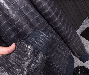 Wholesale & OEM Men's Crocodile <b>Leather</b> <b>Jackets</b> | Custom Suit Style <b>Leather</b> <b>Blazers</b> & Ready-to-Ship Stock Lots - Product Image 3