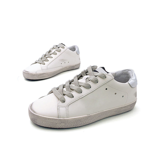 Men's Vintage Luxury Golden White Canvas <b>Sneakers</b> Genuine <b>Leather</b> Breathable Lace-Up Winter Shoes Soft Anti-Slip Walking Shoes - Product Image 3