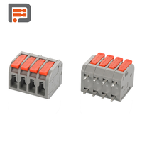Connecteur rapide à 3 broches DF-2604-1X3-3, connecteur de câble électrique sans vis de type levier à code couleur