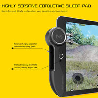 Manette de Jeu Mobile AKPAD 6K pour iPad et Tablette, Contrôleur Six Doigts avec Joystick, Gâchettes L1R1 et Bouton de Visée pour PUBG