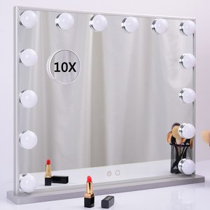 <span class=keywords><strong>Espejo</strong></span> de maquillaje con luz led <span class=keywords><strong>Espejo</strong></span> de <span class=keywords><strong>tocador</strong></span> de <span class=keywords><strong>Hollywood</strong></span> con lupa magnética 10x - Product Image 3