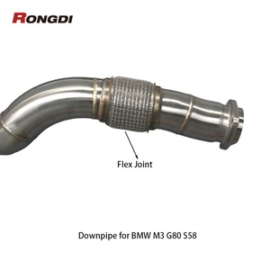 ท่อดาวน์ไปป์สแตนเลส 304 สำหรับ BMW M3 G80 M4 G82 S58 3.0t ปี 2021-2024 จากโรงงานโดยตรง - Product Image 5