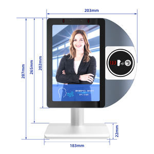 Appareil de contrôle d'accès et de pointage avec détecteur d'alcool, éthylotest, terminal de reconnaissance faciale biométrique - Product Image 4