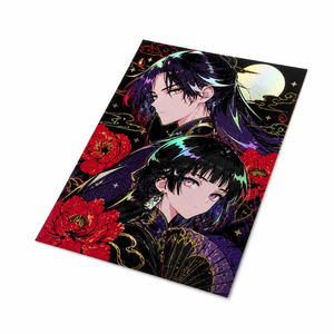 Affiches holographiques personnalisées en feuille d'aluminium pour anime, impressions numériques sur papier holographique, objets de collection, goodies, affiches mates de bandes dessinées, mangas et animations - Product Image 3