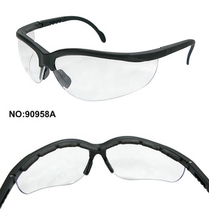 แว่นตานิรภัย AS/NZS 1337.1 ป้องกันแรงกระแทกสูง เลนส์ PC ขาแว่นไนลอนปรับได้ สำหรับงานก่อสร้าง งานหนัก ขายส่ง - Product Image 3