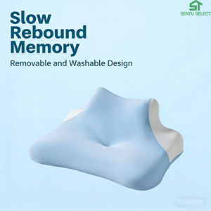 <span class=keywords><strong>Almohada</strong></span> de Espuma Viscoelástica Lavable, Multifuncional, con Soporte para el Cuello y para Usar con el Teléfono Móvil - Product Image 1