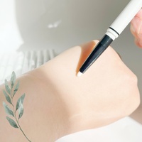 Marqueur cutané professionnel double pointe non stérile blanc non toxique pour chirurgie esthétique, facile à effacer, accepte l'impression de logo