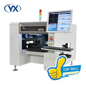 Voorraad In Eu Volautomatische Smt550 Met 4 Koppen Pick En Plaats Machine/Visuele Positie Plaatsing Machine/Led Chip Mounter Machine