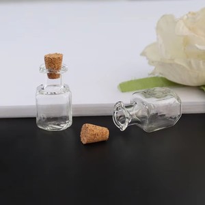DIY <b>Mini</b> 1ml 2ml Flat Bottom Glass Drifting Wishing <b>Perfume</b> Bottle - Product Image 3