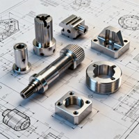 Mecanizado CNC de 5 Ejes, Piezas Mecánicas de Aleación de Aluminio de Alta Precisión, Accesorios Mecánicos Personalizados OEM