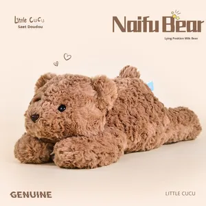 Peluche Ufficiale Dudu Milk Bear 31cm-50cm, Cuscino Compagno di Sonno Imbottito in Cotone PP per Giovani - Product Image 5