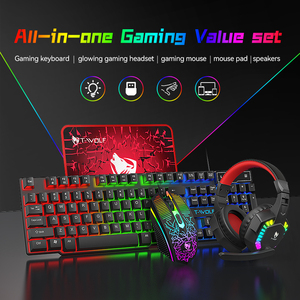 <span class=keywords><strong>Set</strong></span> da <span class=keywords><strong>Gaming</strong></span> 5 in 1 con <span class=keywords><strong>Tastiera</strong></span>, <span class=keywords><strong>Mouse</strong></span>, Altoparlanti, Cuffie <span class=keywords><strong>e</strong></span> Tappetino per <span class=keywords><strong>Mouse</strong></span>, Accessori per Laptop <span class=keywords><strong>e</strong></span> Computer, Combo <span class=keywords><strong>Tastiera</strong></span> <span class=keywords><strong>e</strong></span> <span class=keywords><strong>Mouse</strong></span> Retroilluminati a LED - Product Image 2