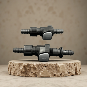 BRT 1/4'' 5/16" 3/8'' ID POM <b>Quick</b> Disconnect Barb <b>Connector</b> In-Line Shut Female Coupling Body Pipe Fittings 316SS - Product Image 6