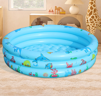 Piscine gonflable pour enfants en PVC, légère, pliable, écologique, pour l'extérieur, épaisseur 2 mm/3 mm, kits de réparation personnalisables