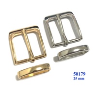 Boucle de ceinture en alliage de zinc pour femme, ensemble de boucles plaquées or clair
