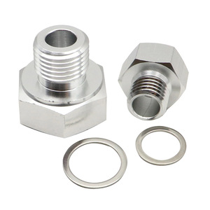 Aluminum Alloy Hydraulic <b>Adapter</b> M12 M16 For LS1 Coolant Temperature Gauge Accessory - Product Image 3