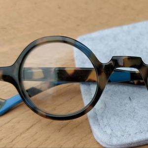 Lunettes de vue rondes en matériau PC, tendance pour hommes, certifiées CE, protègent vos <span class=keywords><strong>yeux</strong></span> et offrent une vision claire et durable pour la vie quotidienne - Product Image 2